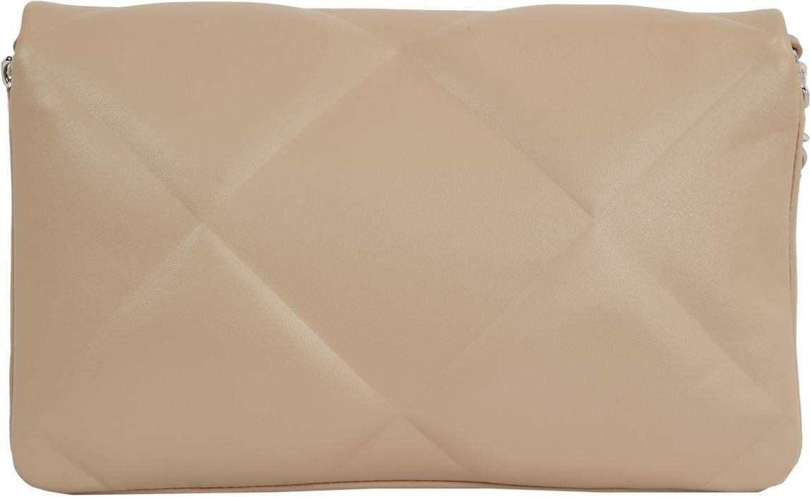 Calvin Klein Re-Lock Shoulder Bag Silver Mink Umhängetasche beige