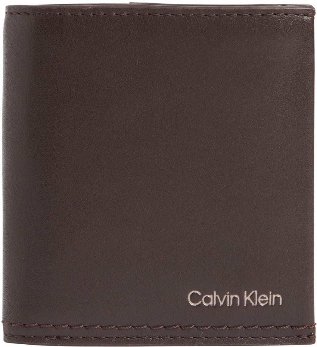 Calvin Klein Trifold Börse Duo Stitch Dark Brown