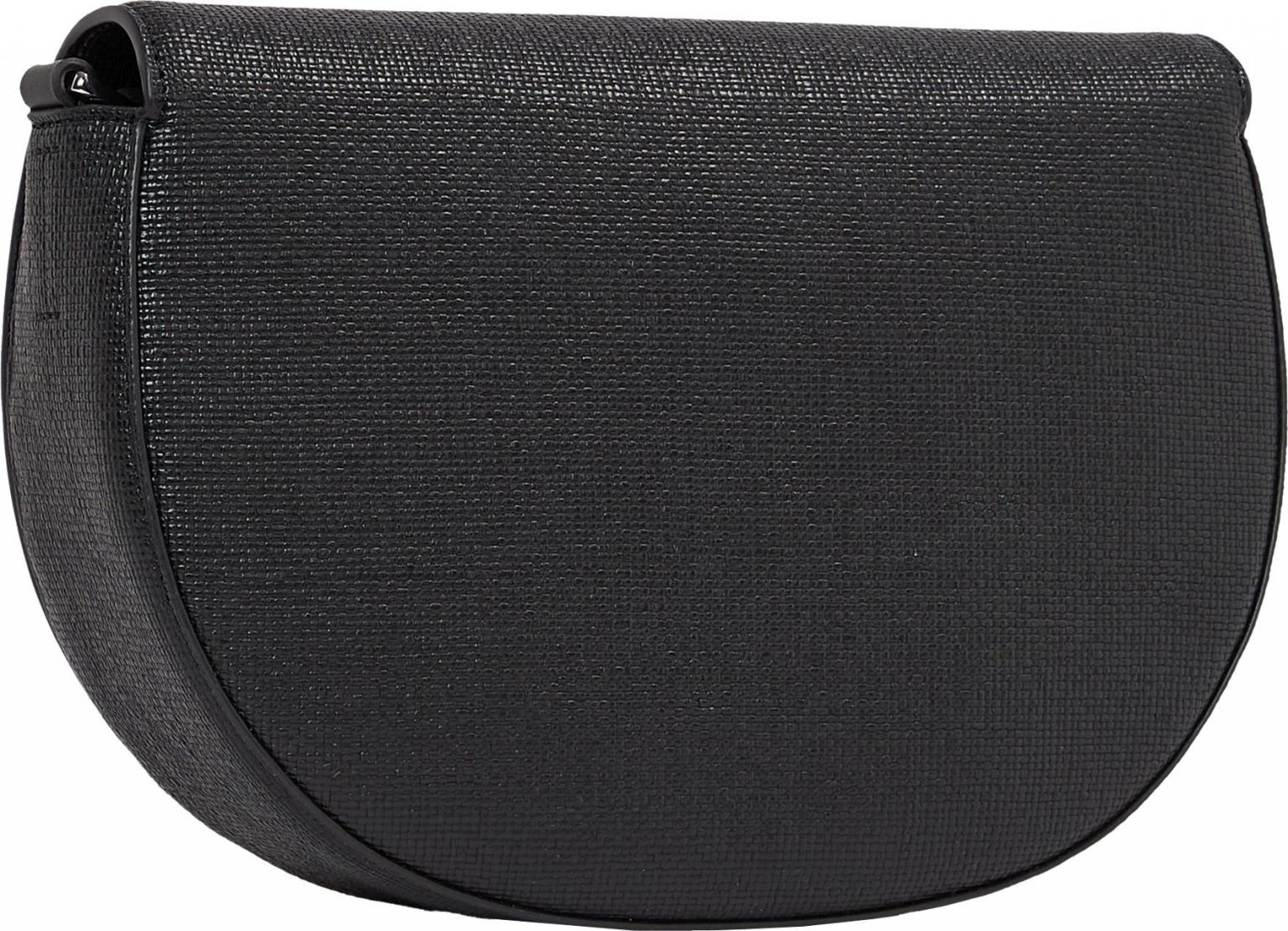 Calvin Klein Überschlagtasche HW Crossbody Saddle Bag Tex Black