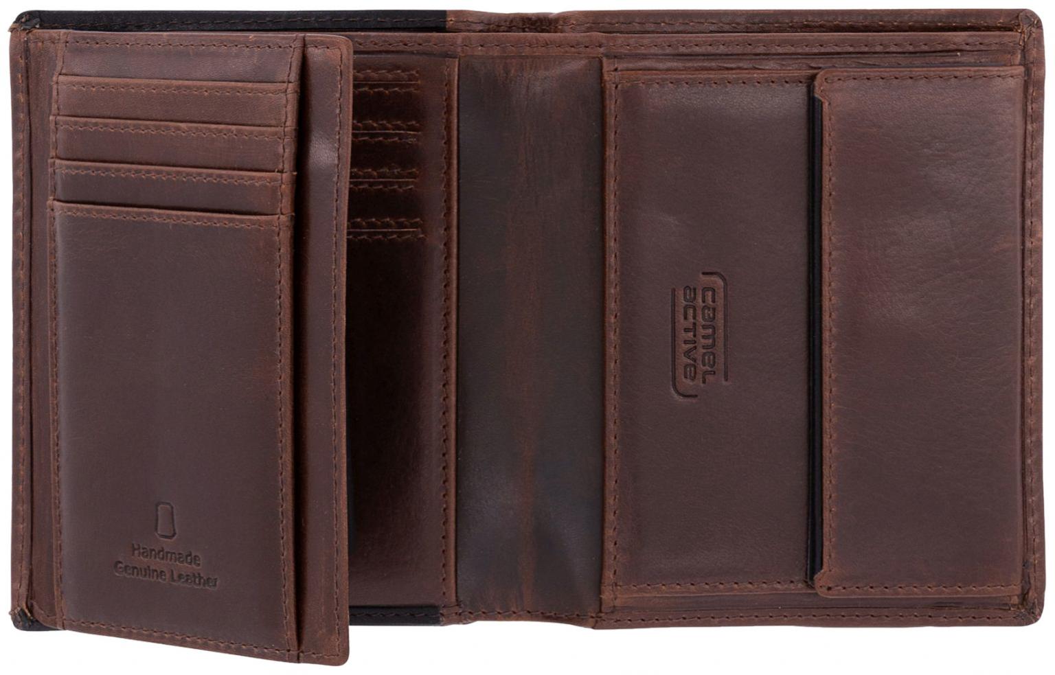 Camel Active Cruise Glattleder Herrenbörse Braun