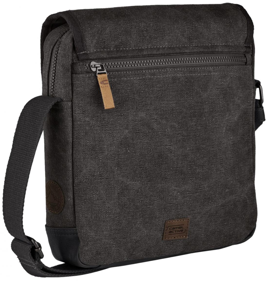 Camel Active Stofftasche Crossover Air Medium Dark Grey Canvas