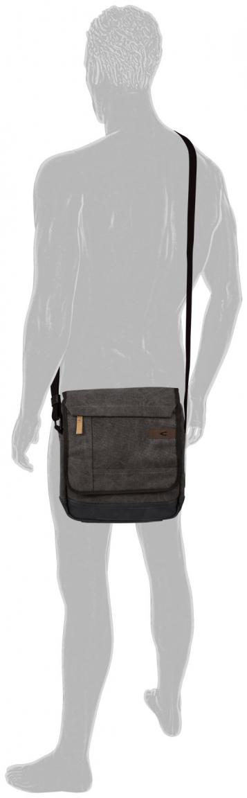 Camel Active Stofftasche Crossover Air Medium Dark Grey Canvas