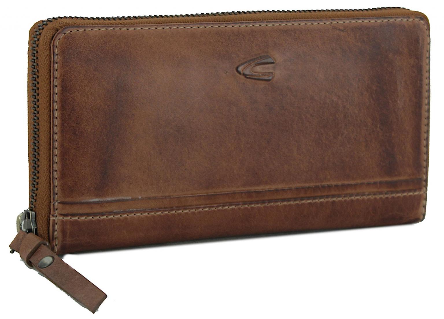 Camel Active Sullana Longbörse Woman Ringsleder Vintage Cognacbraun