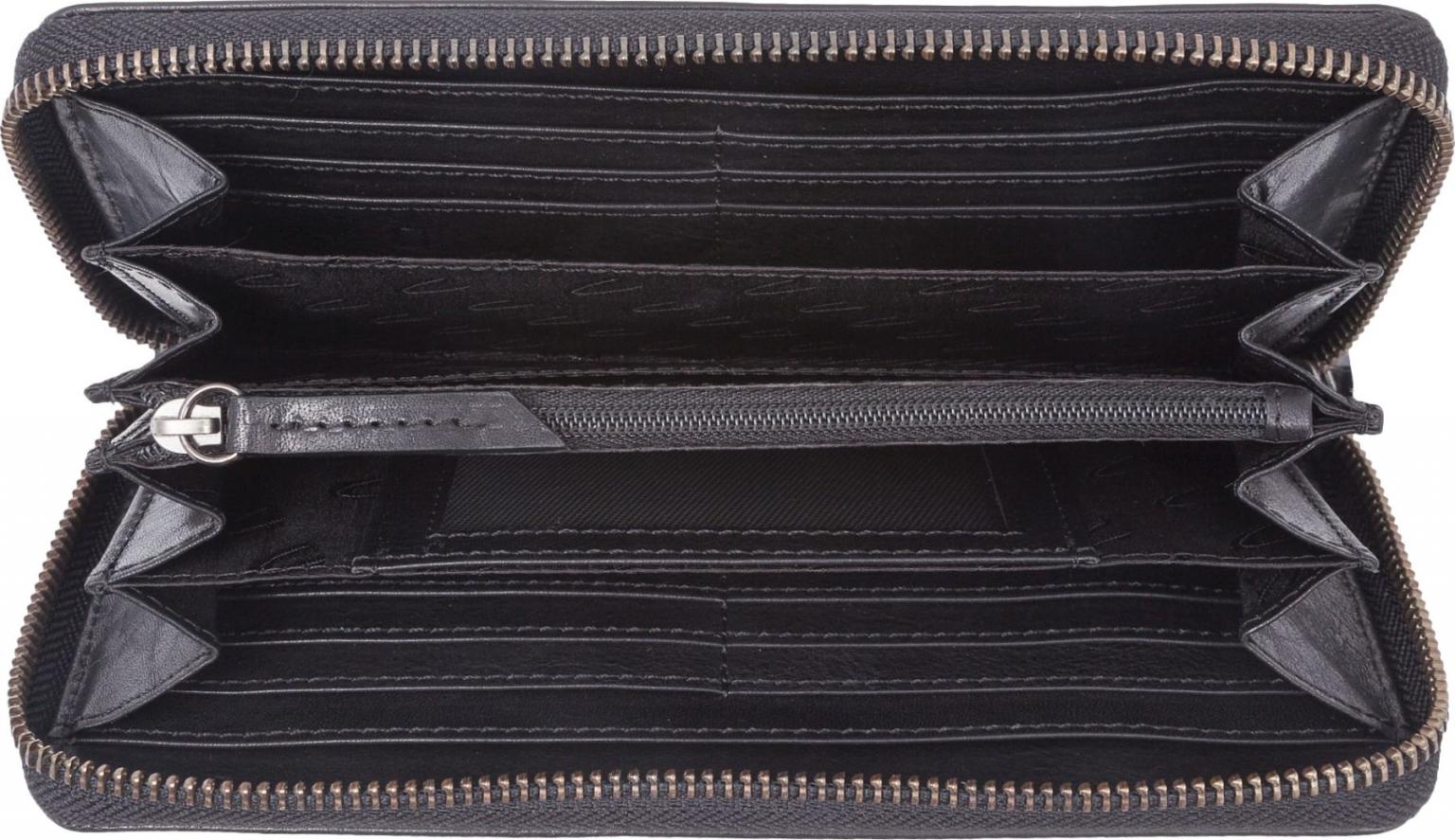 Camel Active Zip Wallet Talara Long Black Lasercut 