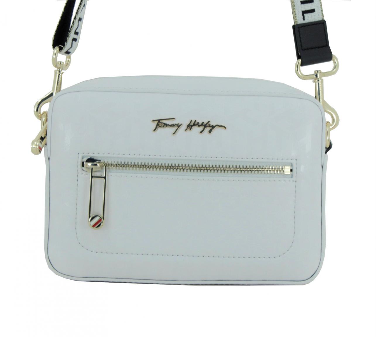Camera Bag Tommy Hilfiger Iconic Monogramm bright white weiß