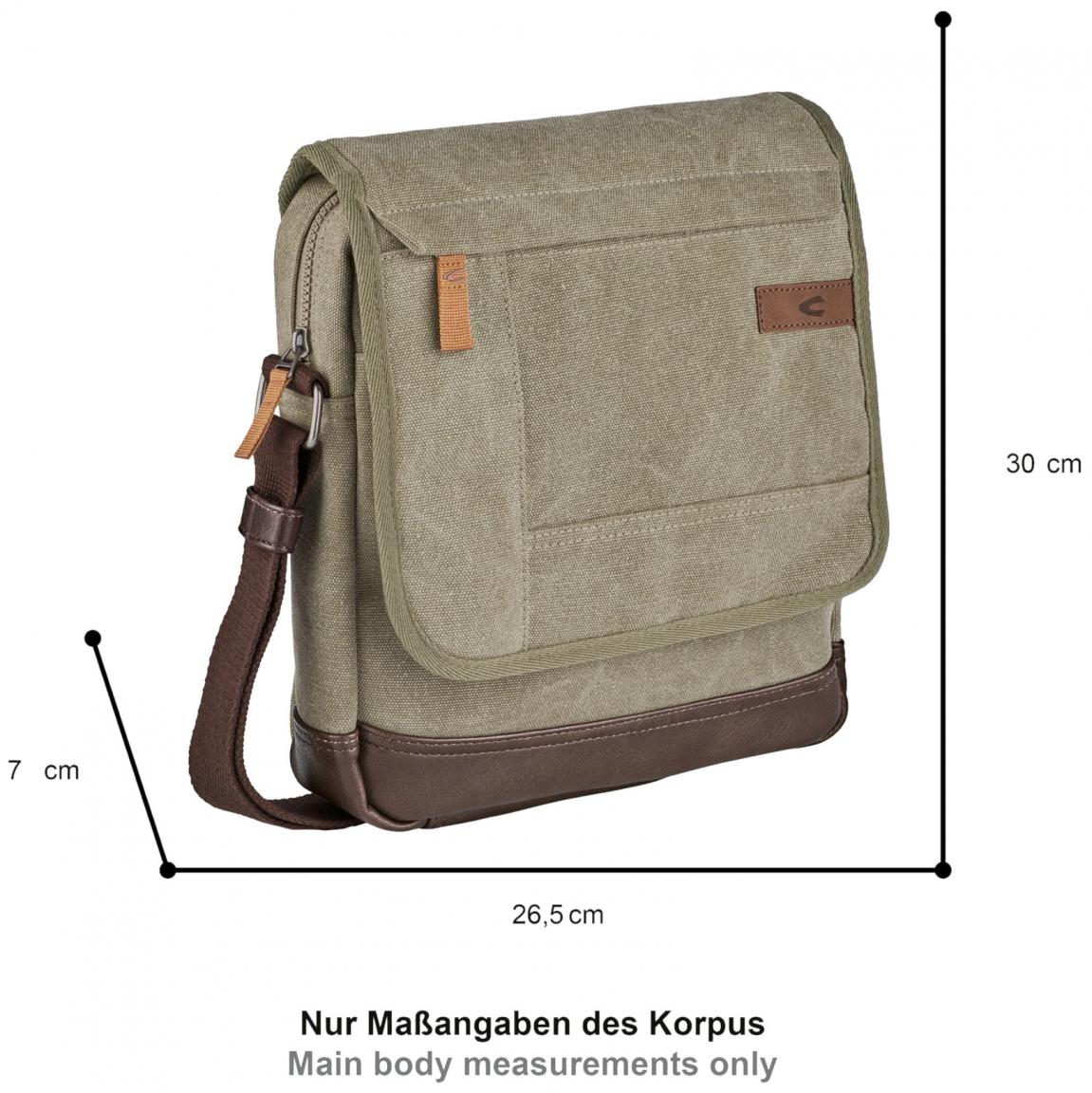 Canvas Herrentasche Air Medium Camel Active Khaki