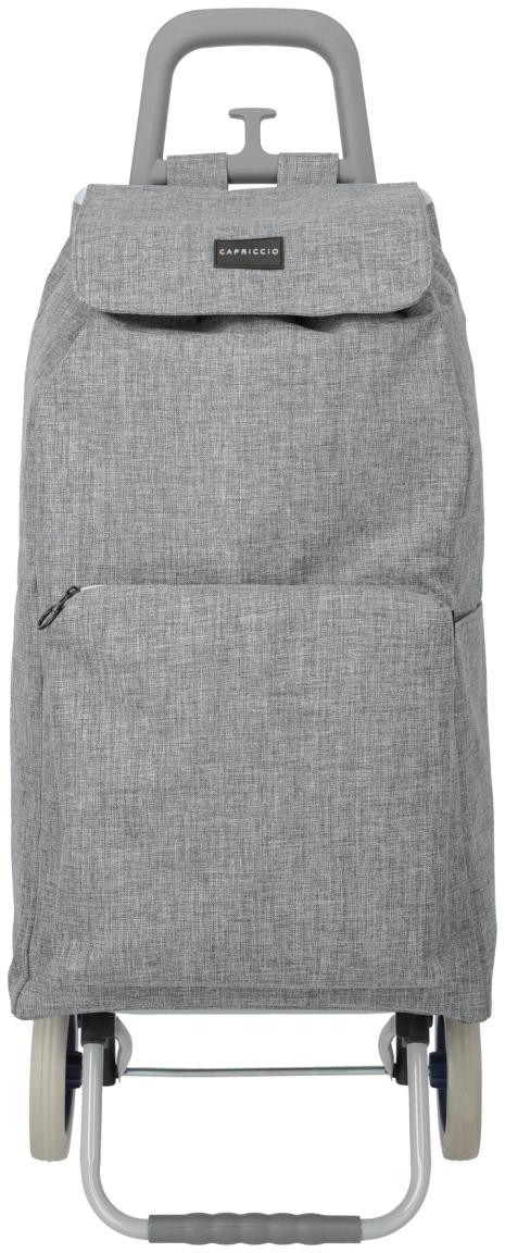 Capriccio Shopping Cart Einkaufskorb Trolley grau meliert