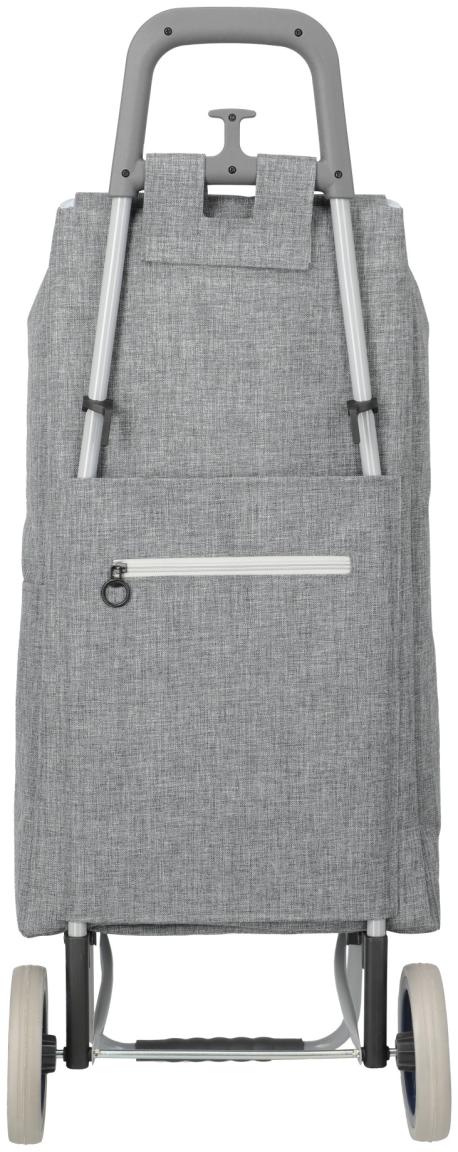 Capriccio Shopping Cart Einkaufskorb Trolley grau meliert