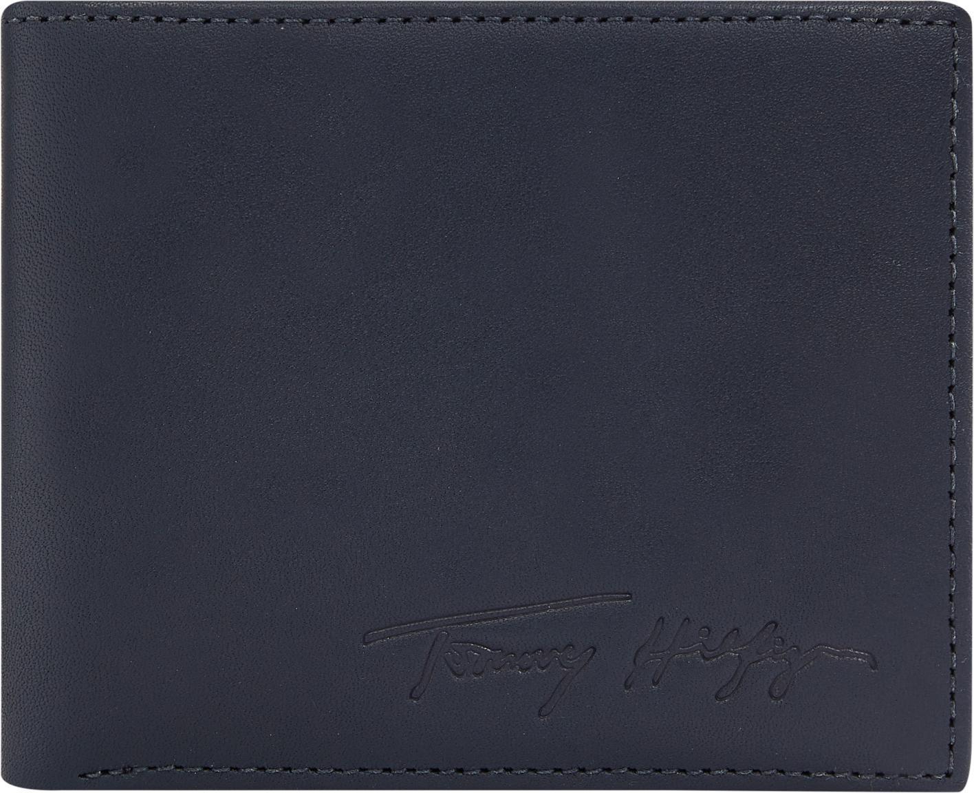 Card Wallet Tommy Hilfiger Signature Mini CC Wallet Desert Sky Dunkelblau