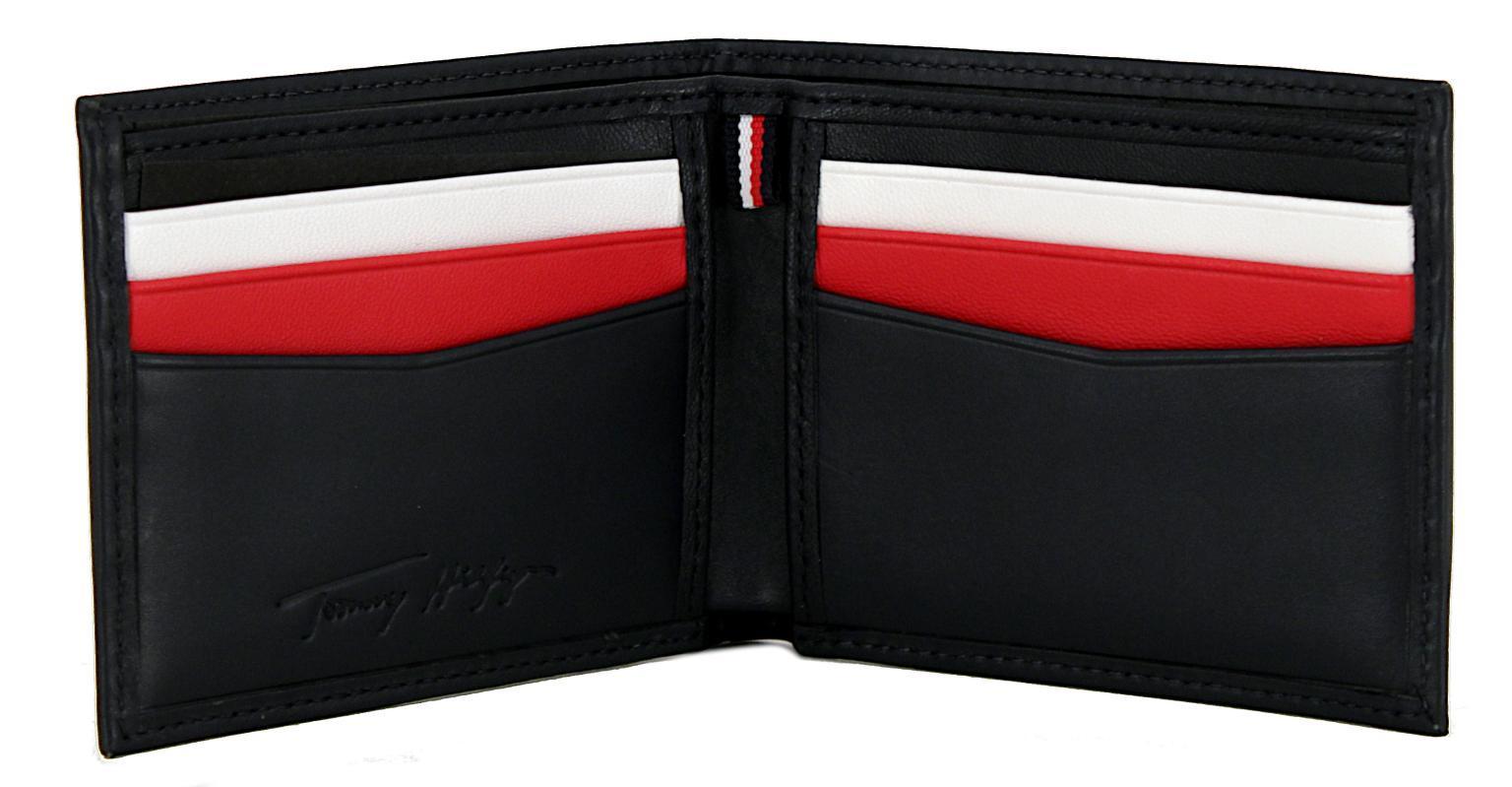 Card Wallet Tommy Hilfiger Signature Mini CC Wallet Desert Sky Dunkelblau