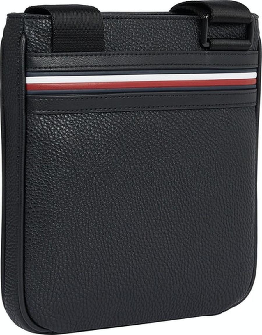 Central Mini Crossover Herrentasche Tommy Hilfiger Slim Markenprägung Black