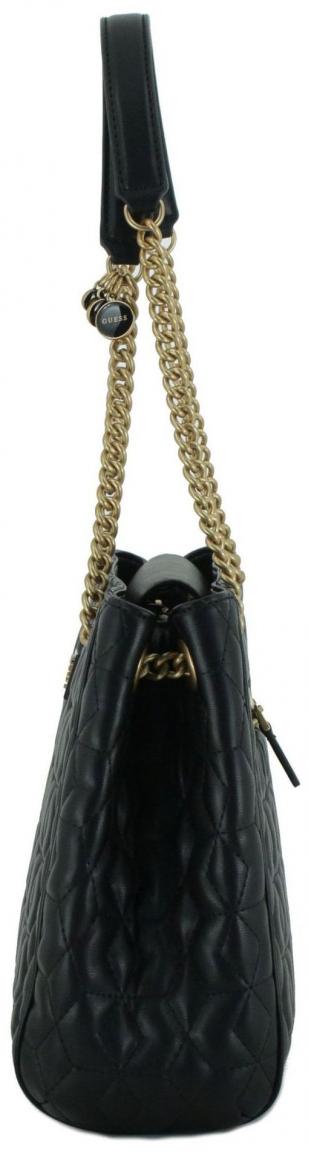 Chain Bag Guess Elenia Girlfriend Carryall schwarz gesteppt