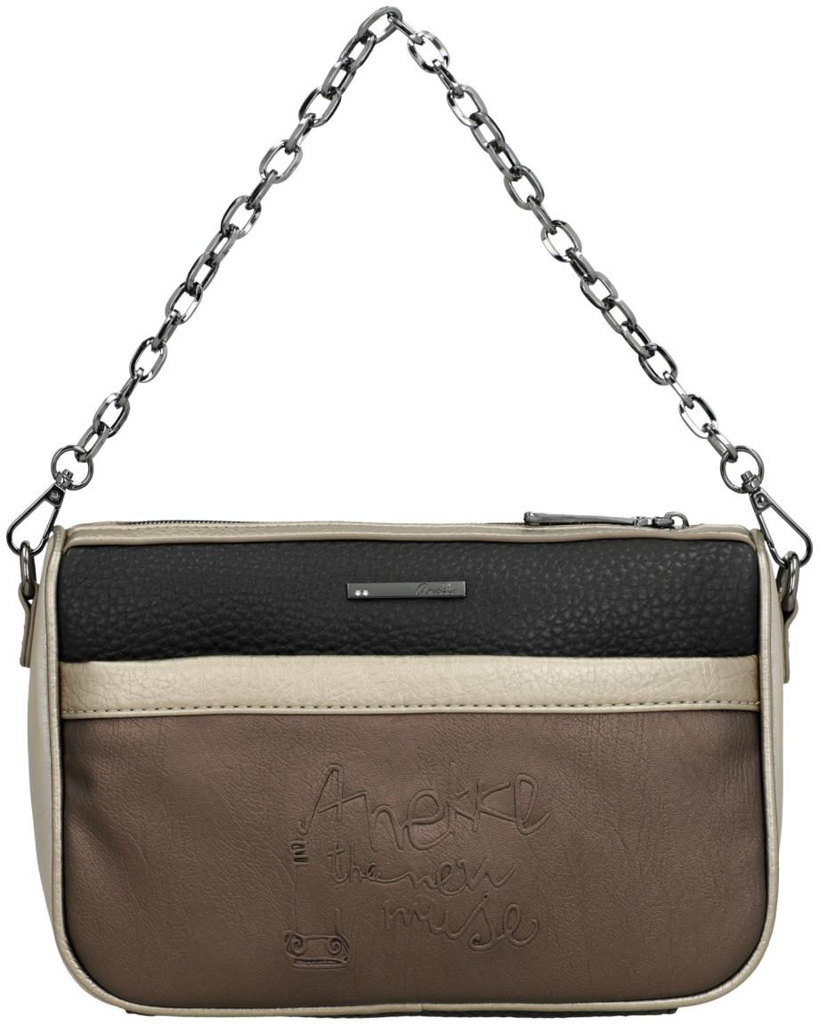 Chain Bag schwarz gold Anekke Essentials Metallkette