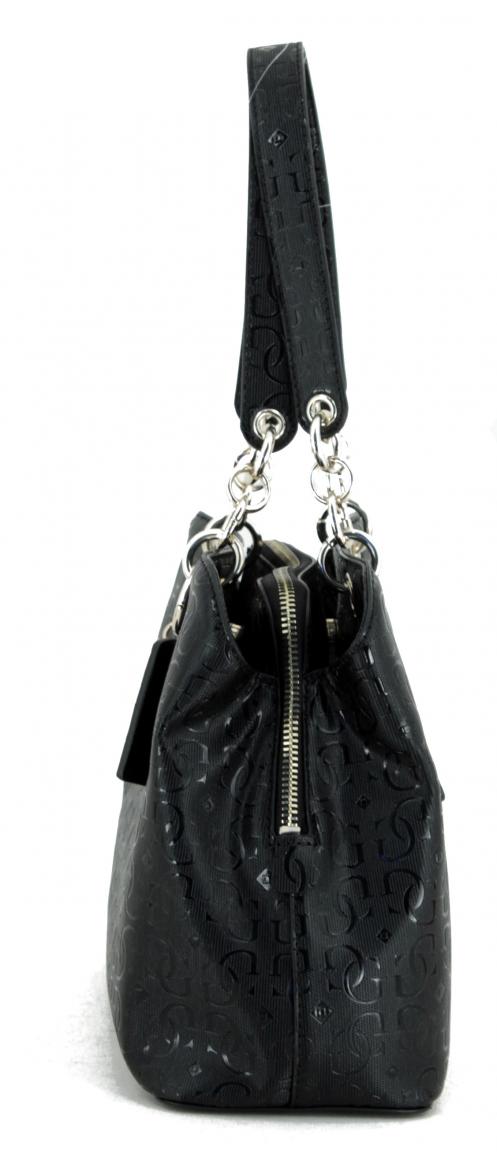 Chic Shine Black Guess Damenhenkeltasche schwarz