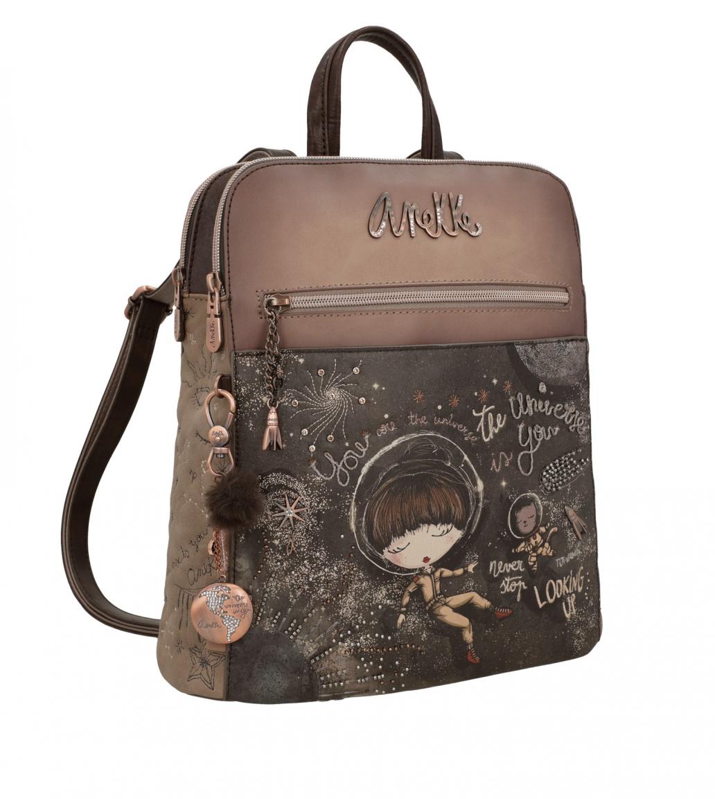 City-Rucksack Universe Space Stars & Planets Anekke Stickerei