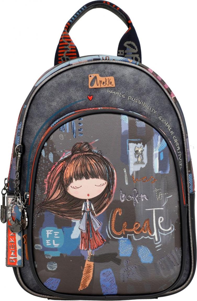 Citybackpack Anekke Contemporary Japan Großstadt blau bunt