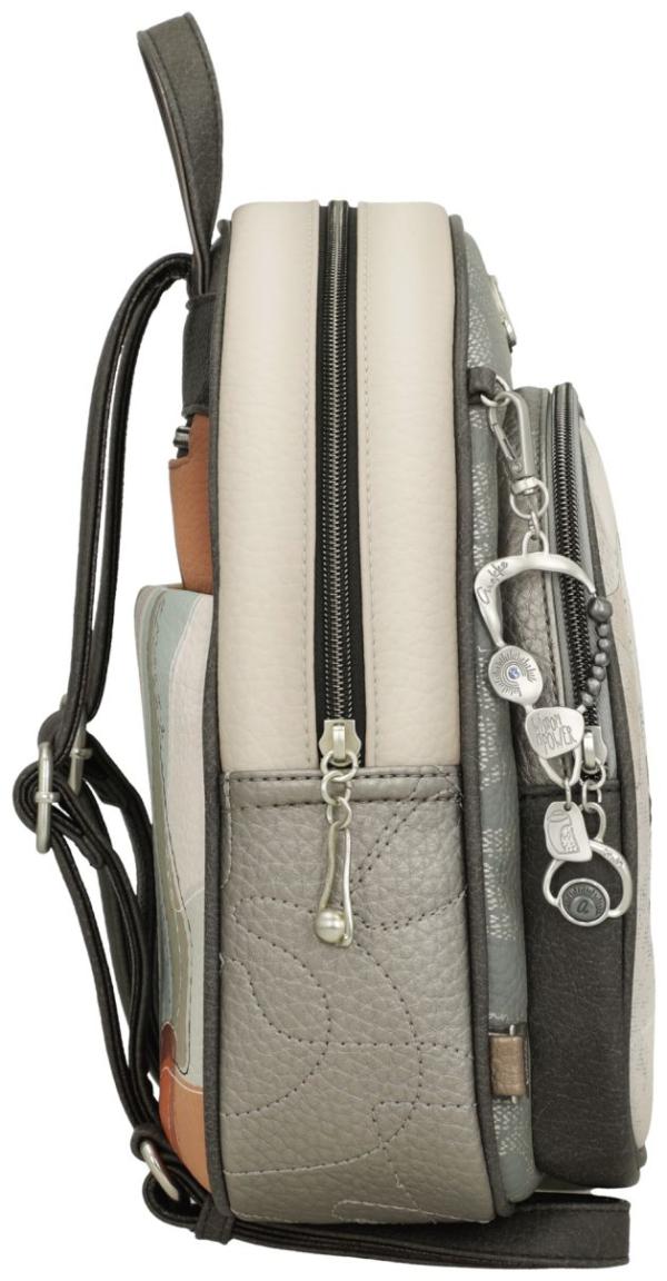 Citybackpack Anekke Sophia Metallicakzente hellbeige