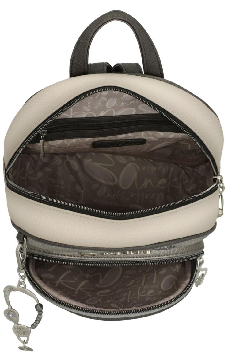 Citybackpack Anekke Sophia Metallicakzente hellbeige