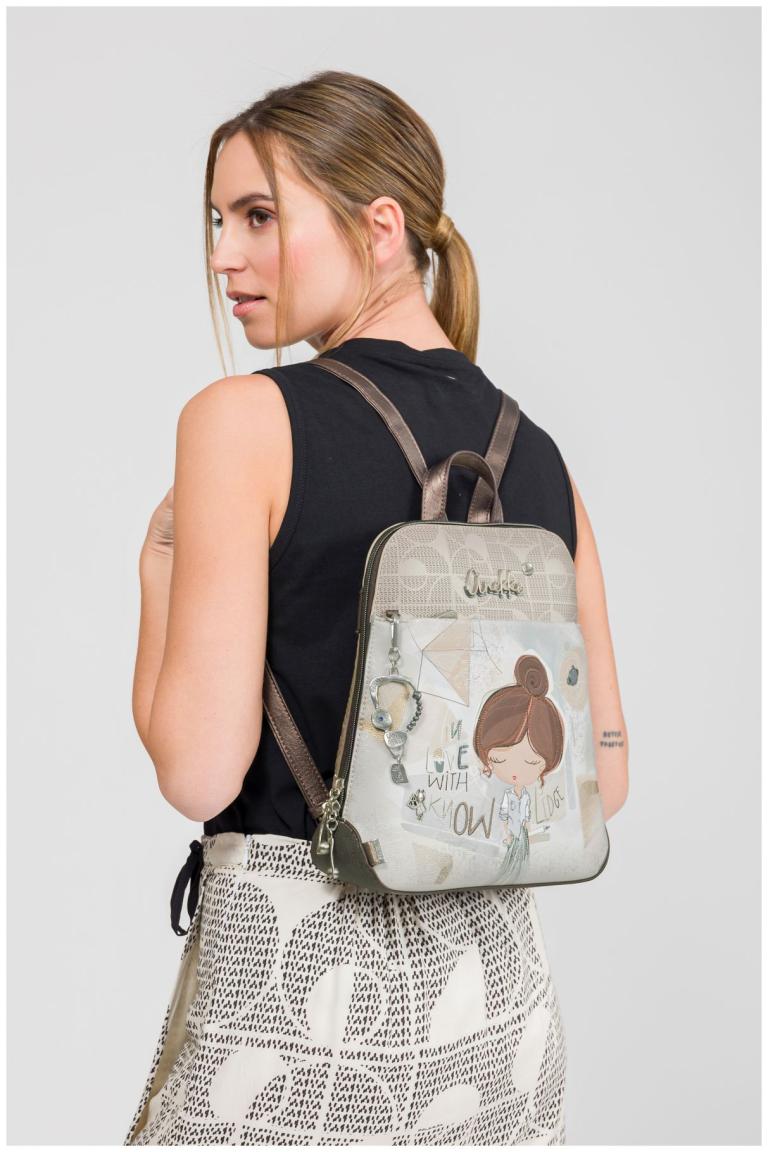 Citybackpack Anekke Sophia bestickt hellbeige 
