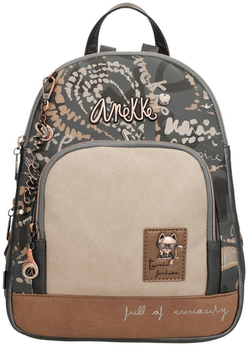 Citybackpack Herbstfarben Anekke Real Smart beige braun