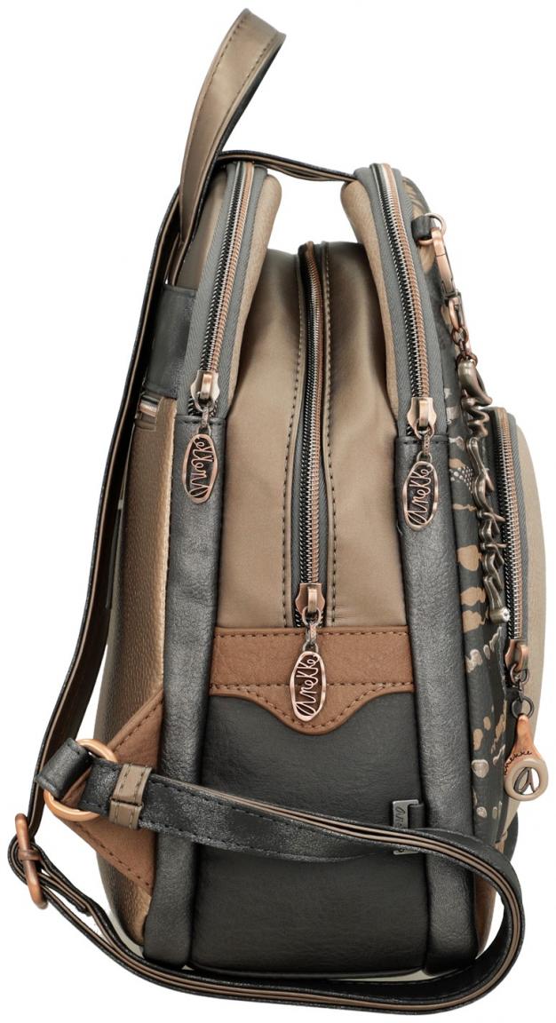 Citybackpack Herbstfarben Anekke Real Smart beige braun