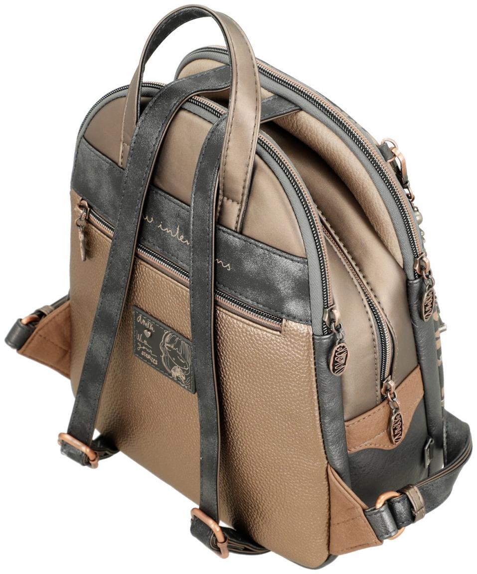 Citybackpack Herbstfarben Anekke Real Smart beige braun