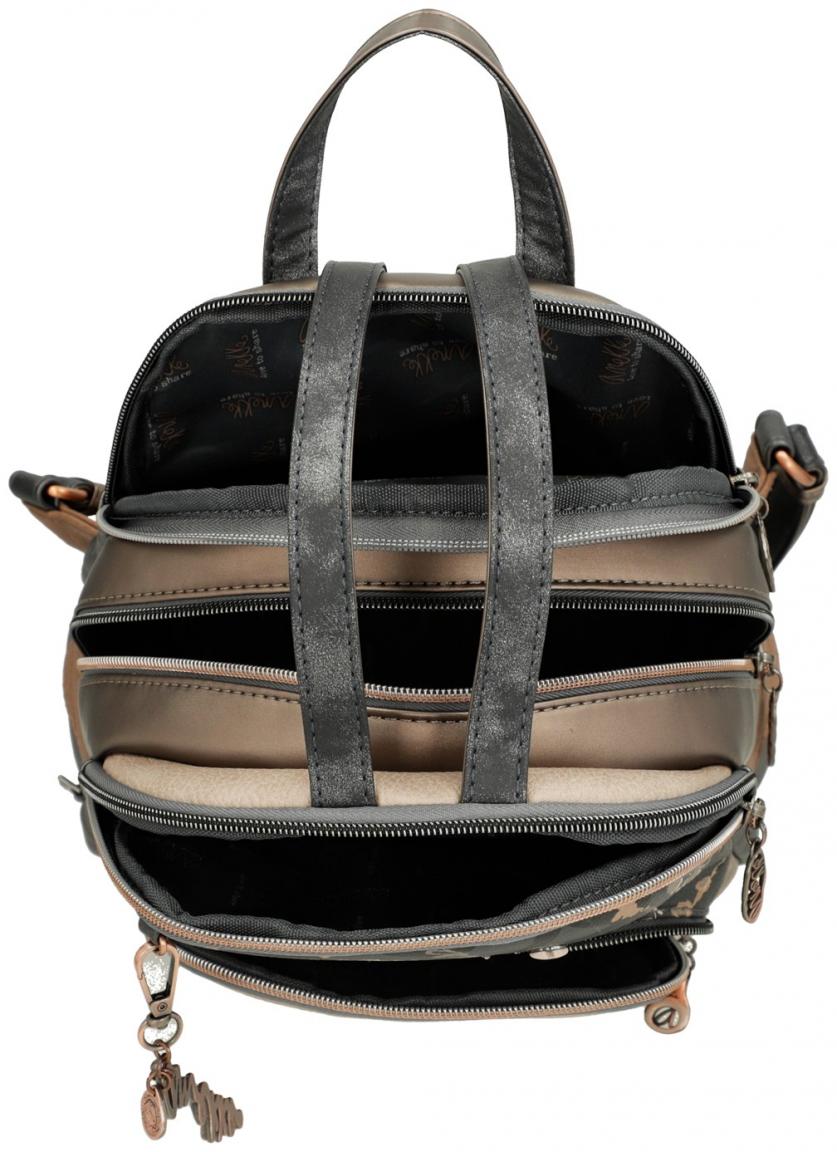 Citybackpack Herbstfarben Anekke Real Smart beige braun