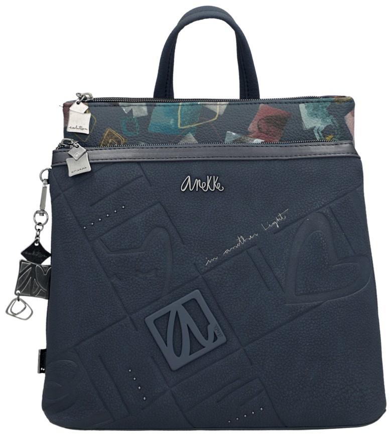 Citybackpack dunkelblau Anekke Real Evolution Prägung