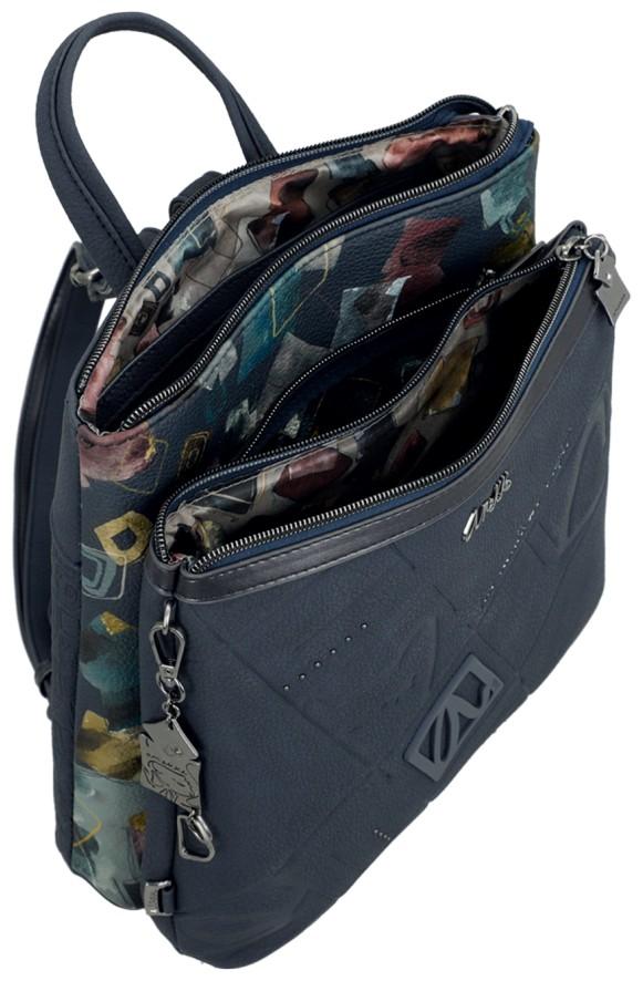 Citybackpack dunkelblau Anekke Real Evolution Prägung