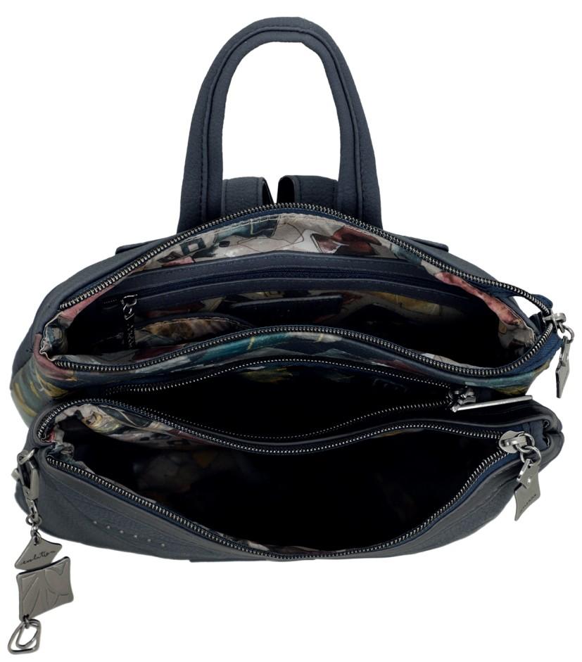 Citybackpack dunkelblau Anekke Real Evolution Prägung