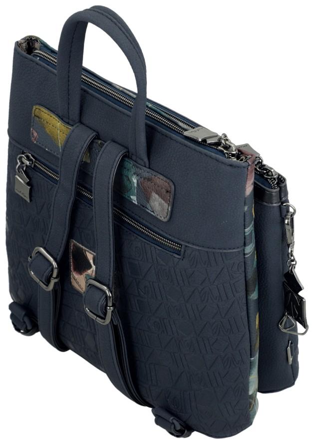 Citybackpack dunkelblau Anekke Real Evolution Prägung