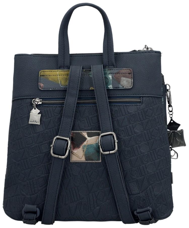 Citybackpack dunkelblau Anekke Real Evolution Prägung
