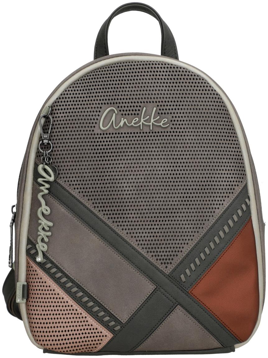 Citybackpack mit Stanzmuster taupe Anekke Sophia Symmetra