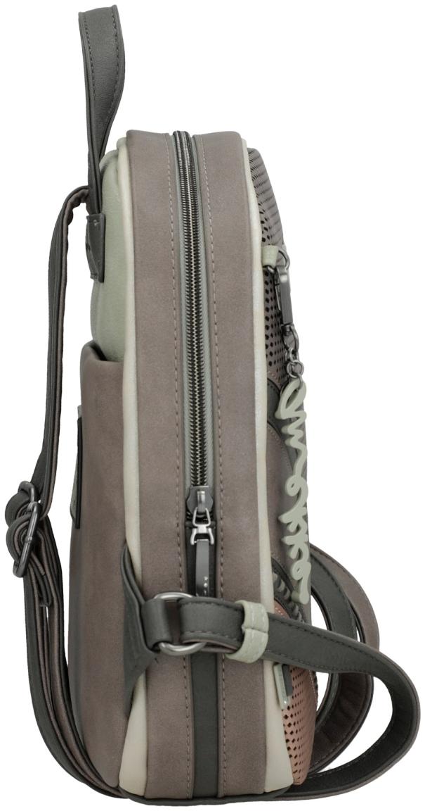 Citybackpack mit Stanzmuster taupe Anekke Sophia Symmetra
