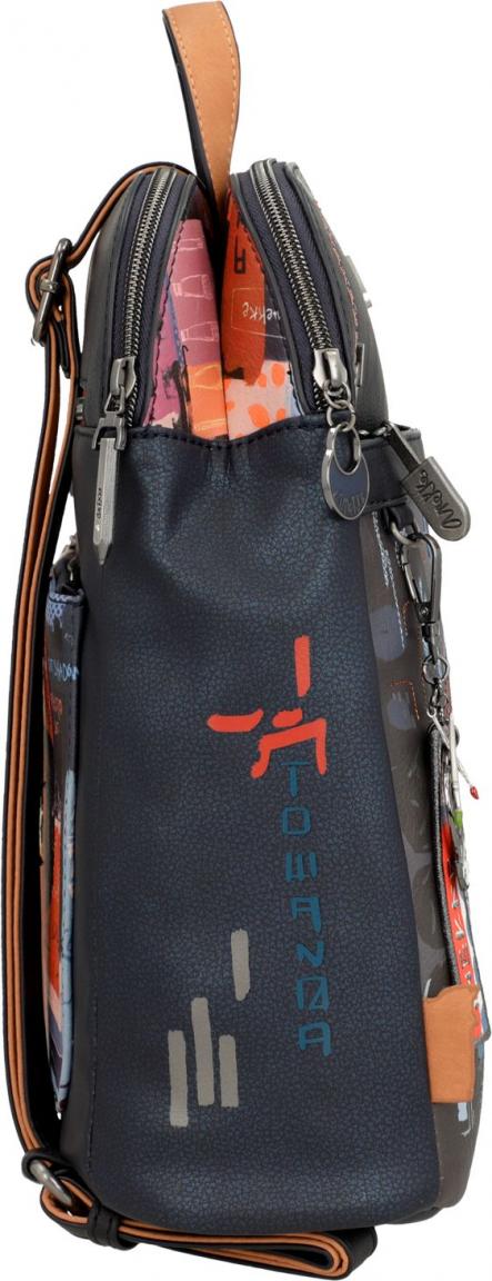 Citybackpack zweigeteilt Anekke Contemporary bestickt Japan 