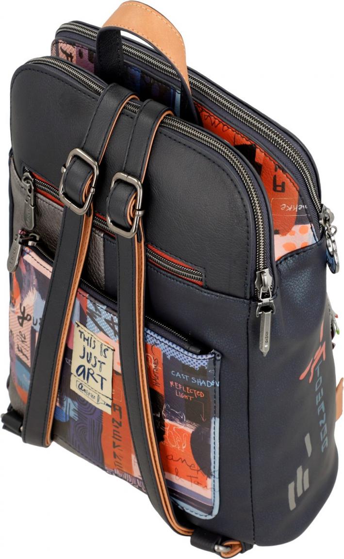 Citybackpack zweigeteilt Anekke Contemporary bestickt Japan 