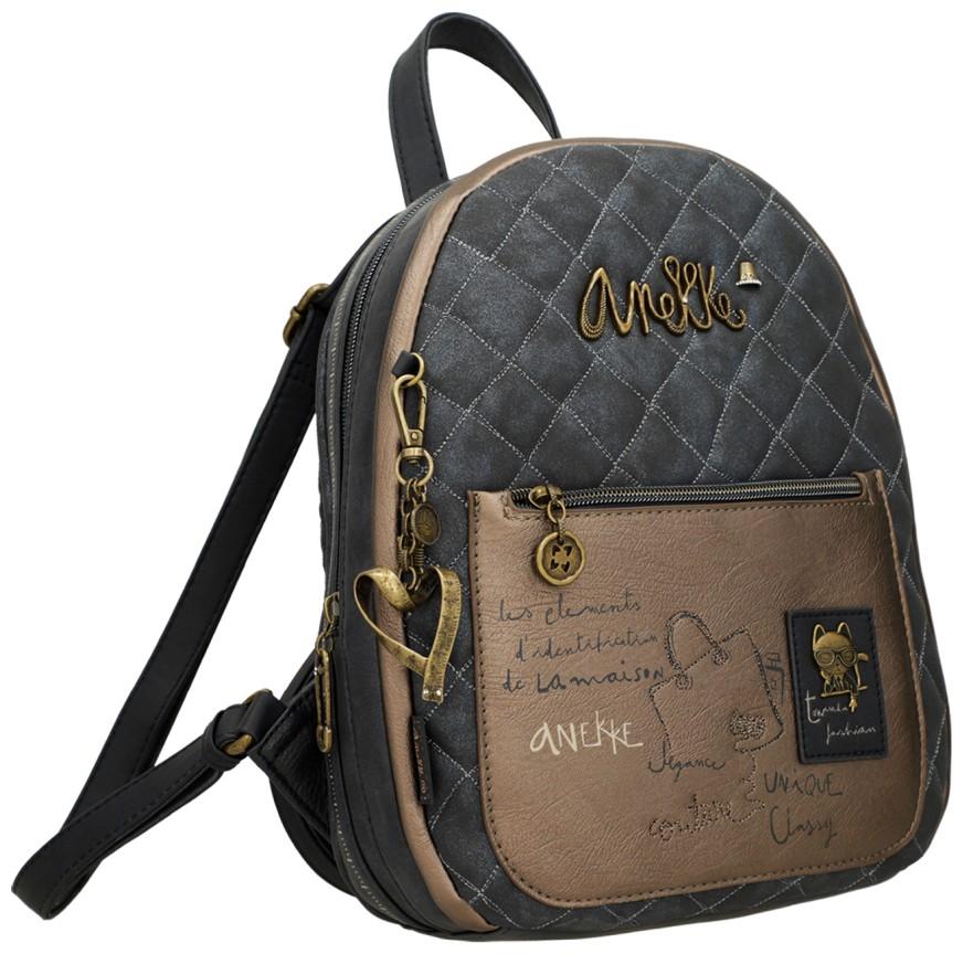 Cityrucksack Anekke Boutique dunkelblau Steppnähte Mademoiselle