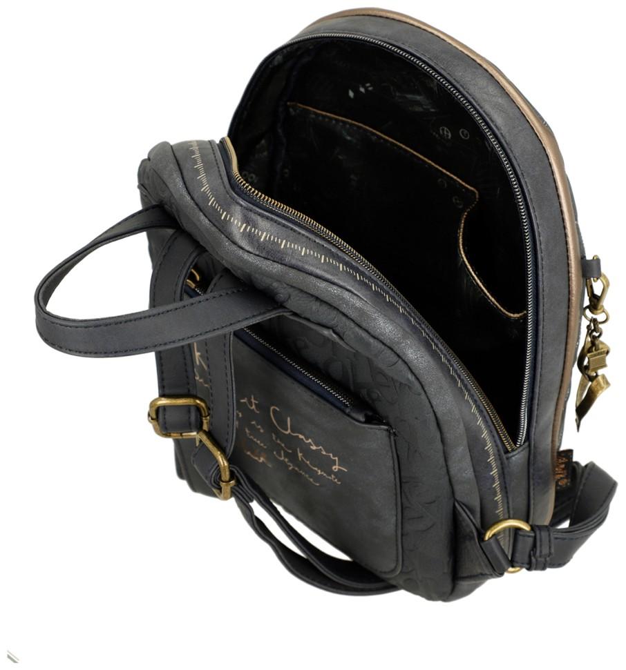 Cityrucksack Anekke Boutique dunkelblau Steppnähte Mademoiselle
