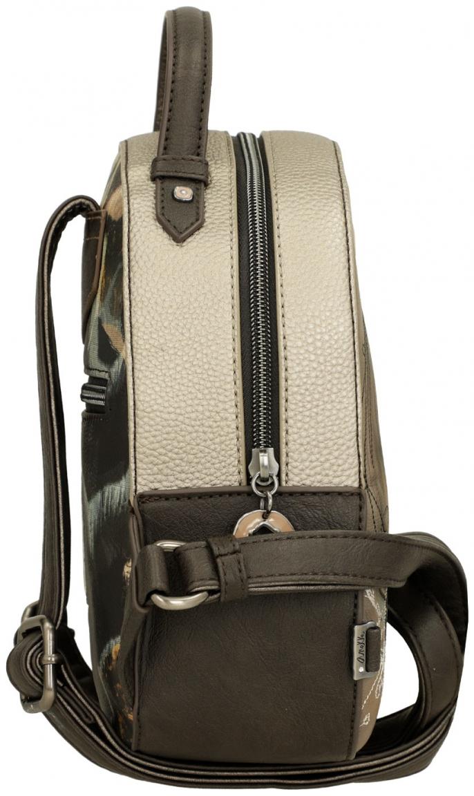 Cityrucksack Anekke Real metallische Brauntöne Traumland