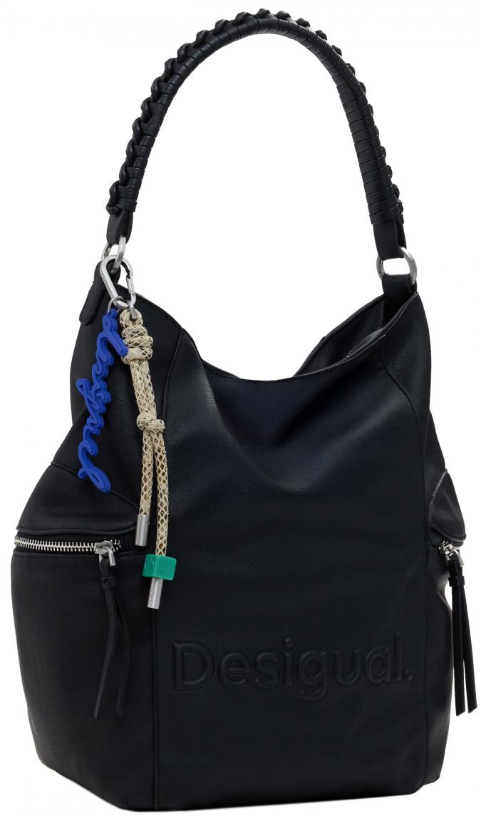 Cityrucksack Arica Desigual schwarz Logo Tasche klassisch