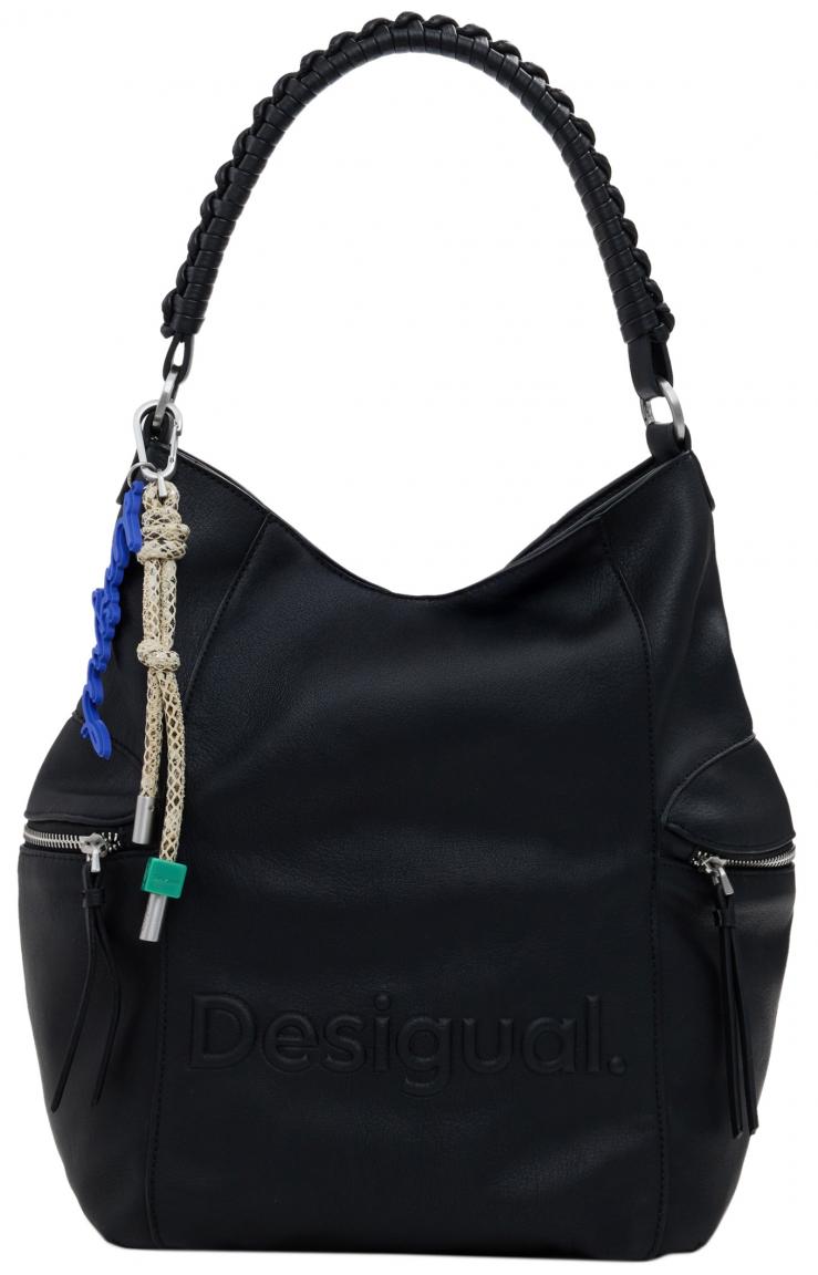 Cityrucksack Arica Desigual schwarz Logo Tasche klassisch