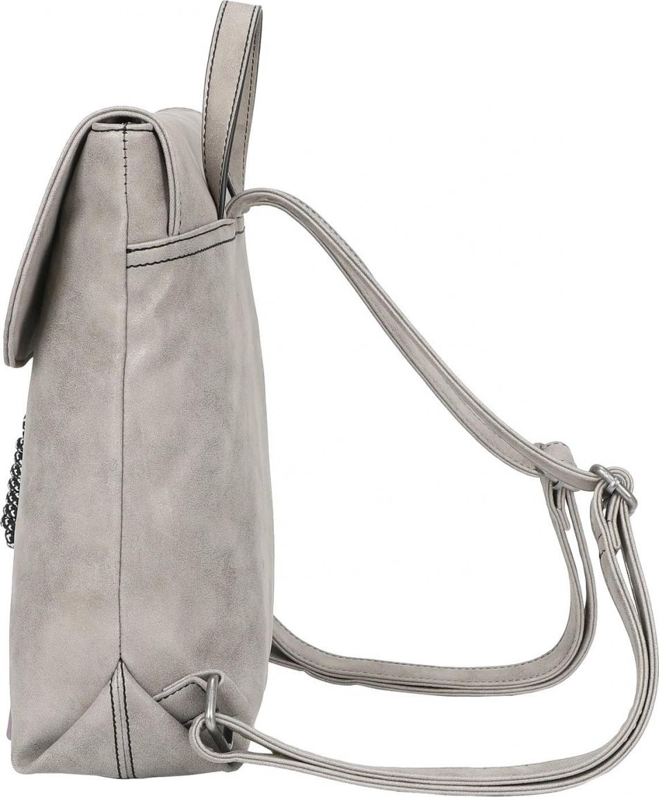 Cityrucksack Bitzi06 Fritzi aus Preußen Metallic Shell Grau vegan