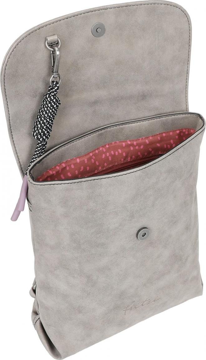 Cityrucksack Bitzi06 Fritzi aus Preußen Metallic Shell Grau vegan