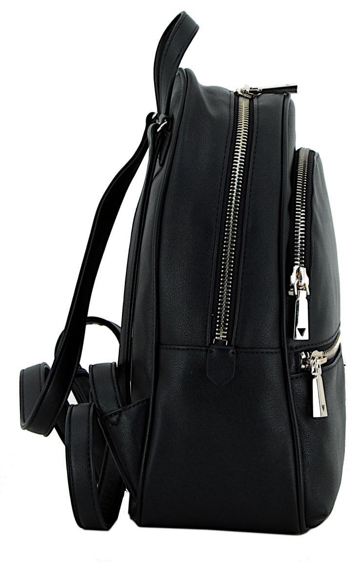 Cityrucksack Manhattan Guess Black Glatt hellgold