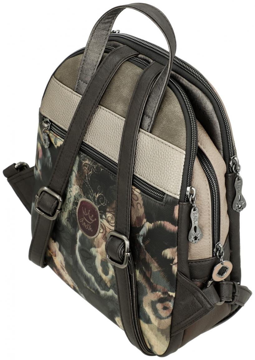 Cityrucksack Real Anekke Diebstahlsicheres Hauptfach Buntes Design