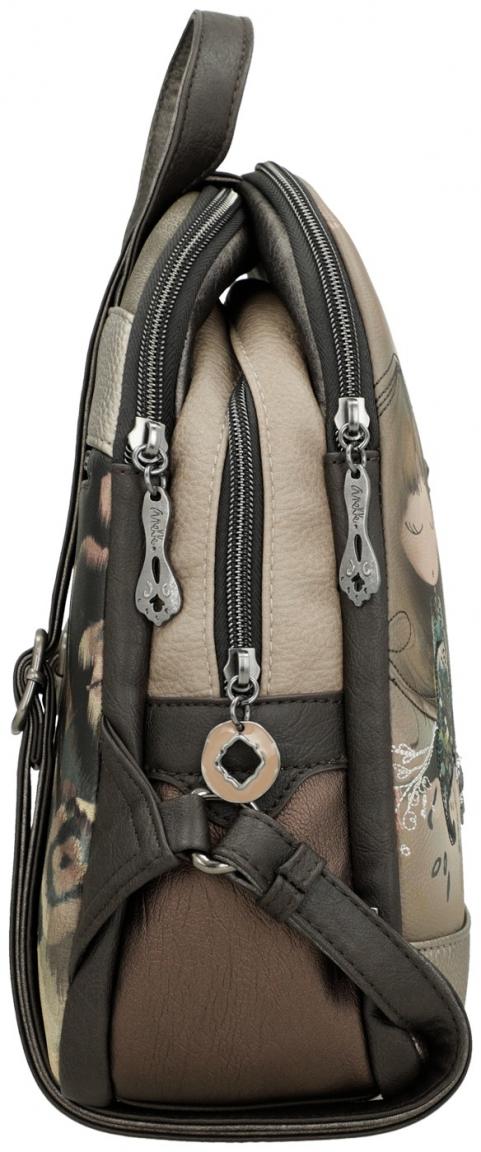 Cityrucksack Real Anekke Diebstahlsicheres Hauptfach Buntes Design