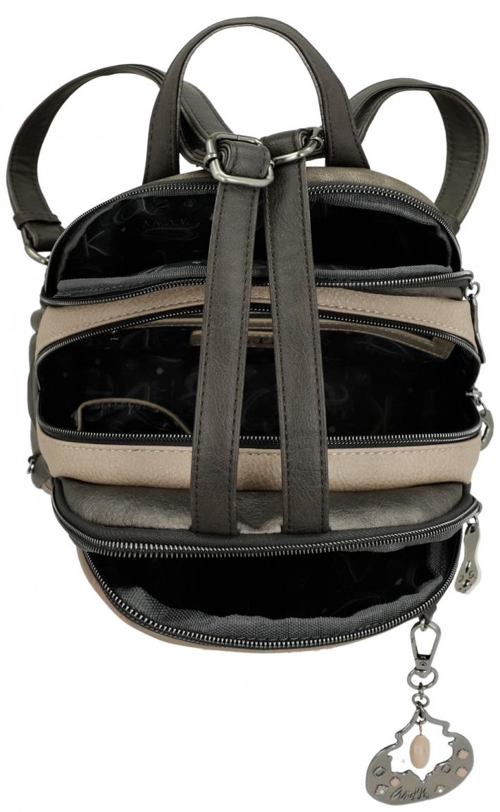 Cityrucksack Real Anekke Diebstahlsicheres Hauptfach Buntes Design