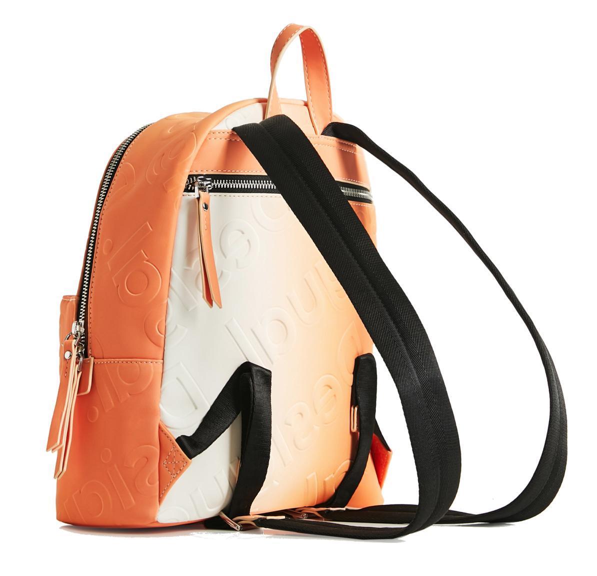 Cityrucksack mit Farbverlauf Desigual Colorama Deep canteloupe orange Mombasa Mini