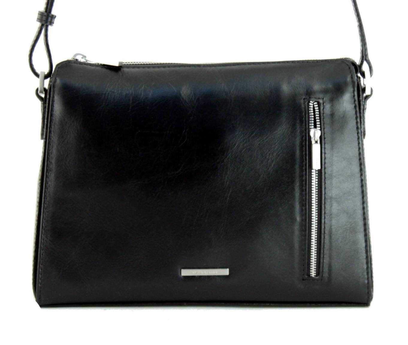 Claudio Ferrici Crossover Tasche Red rot Leder