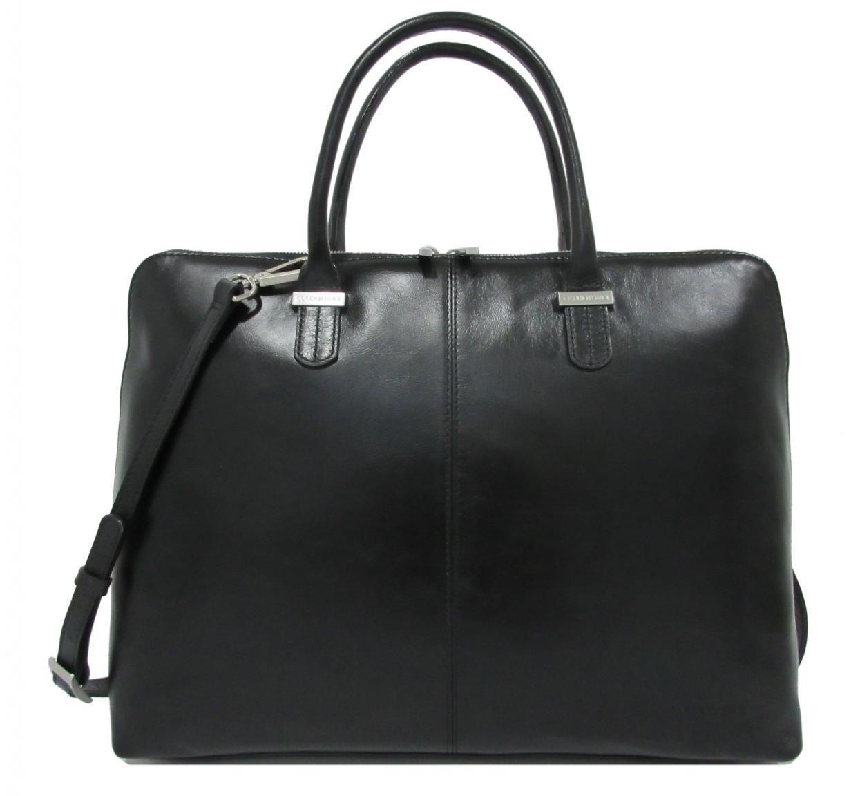 Claudio Ferrici Schultertasche black schwarz Tragegriffe